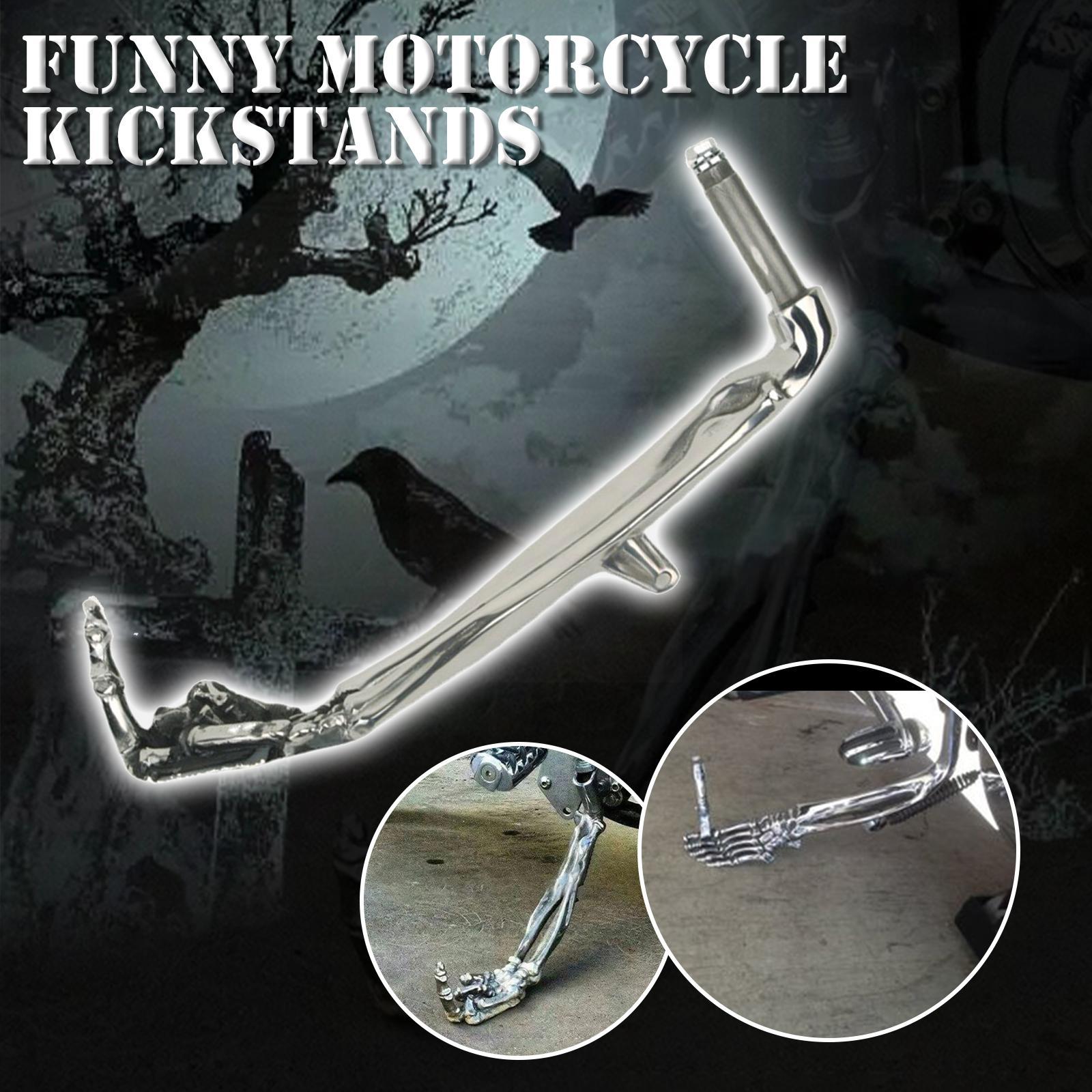 Gotico unico piccolo cavalletto moto giunti laterali del piede cavalletto cavalletto cavalletto cavalletto in lega di alluminio dito Adjus V7t2