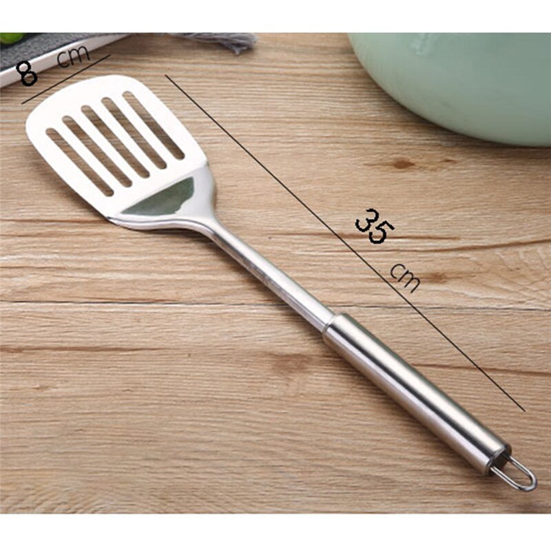 Stainless Steel Kitchen Cooking Utensil Set Cookware Colander Spoon Spatula Shovel Nonstick Cookware: 3