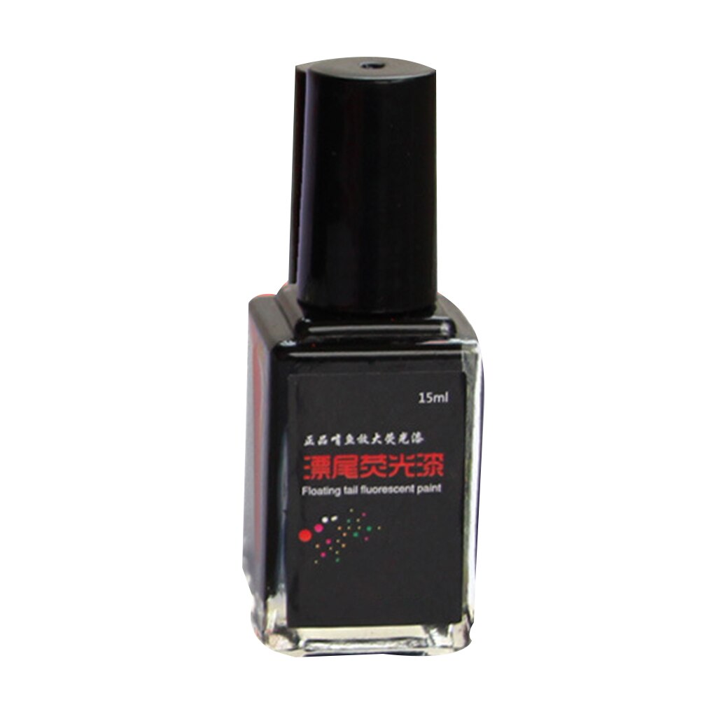 Vissen Bobber Boei Staart Snelle Reparatie Vernieuwen Fluorescerende Verf Vissen Accessoires Benodigdheden: Black