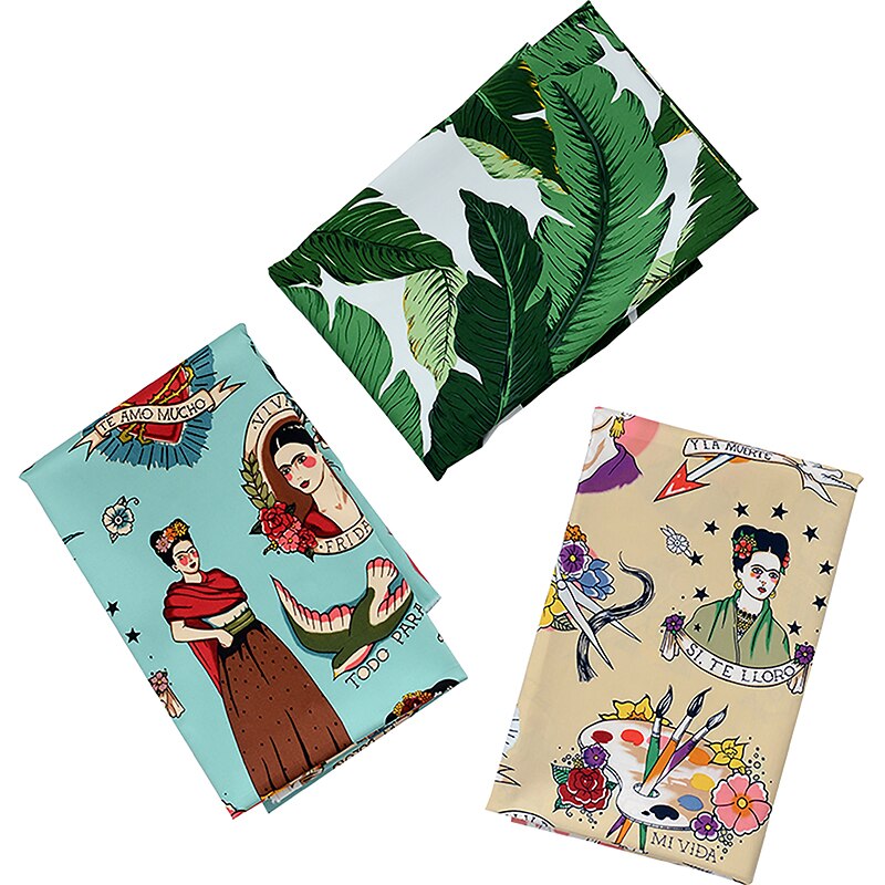 100*140Cm Katoen Stretch Satijn Stof Naaien Retro Europese En Amerikaanse Kleding Diy Handgemaakte Katoenen Stof