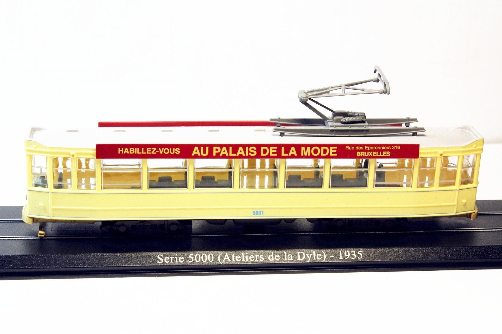 1:87 Serie 5000 (Atellers De La Dyle) - 1935 Tram Model Train Static Model