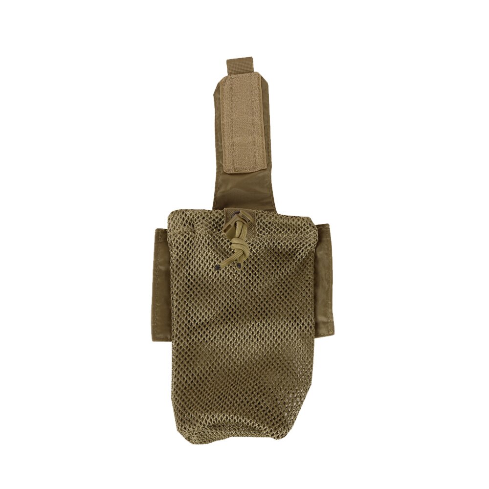 1PC Attachment Molle System Vest Accessory Kit Storage Molle Bag Foldable Bottle Pouch for Outdoor Camping Hiking (Black): As Shown 5