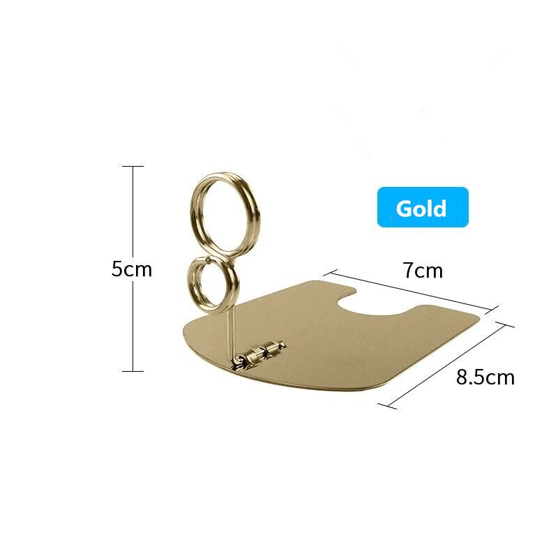 Tabletop Menu Label Harp-Clip Table Number Recipe Holder ReservedPlace Card Holder Stand For Restaurants Wedding Banquets: Gold