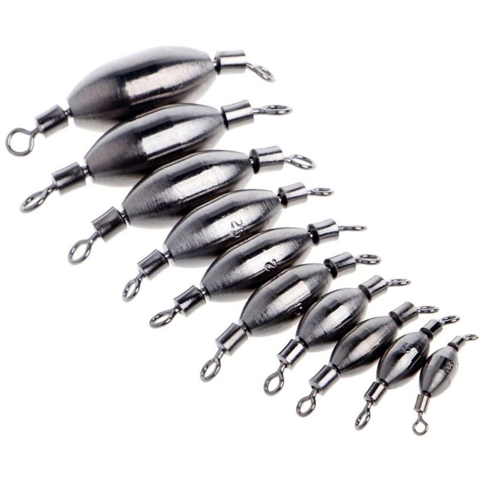 3 st fiske koppar sänke svängar rullande bly motvikt tillbehör fiske flöten set boj bobber för fisher: 2