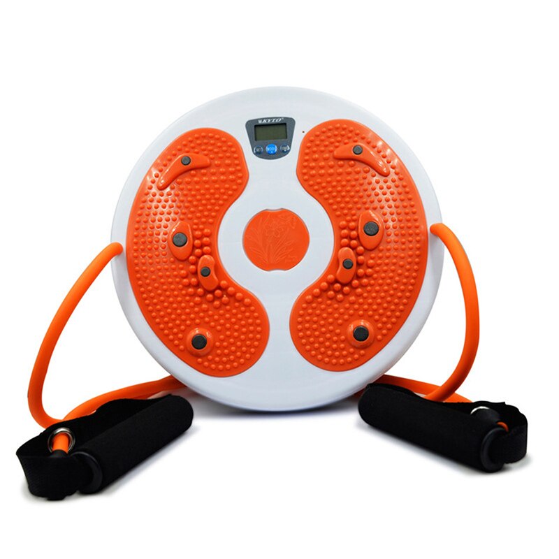 Calorie Counter Fitness Twisting Disc Bodybuilding Twister Ankle Body Aerobic Exercise Gym Twister Magnet Massager Elastic Rope