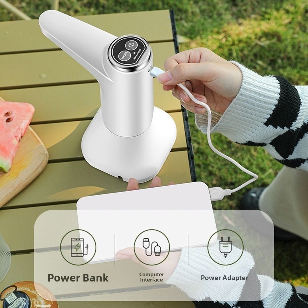 Probador de agua eléctrico de poco ruido, Control de botón, bombeo más rápido, dispensador de agua automático, portátil, recargable por USB