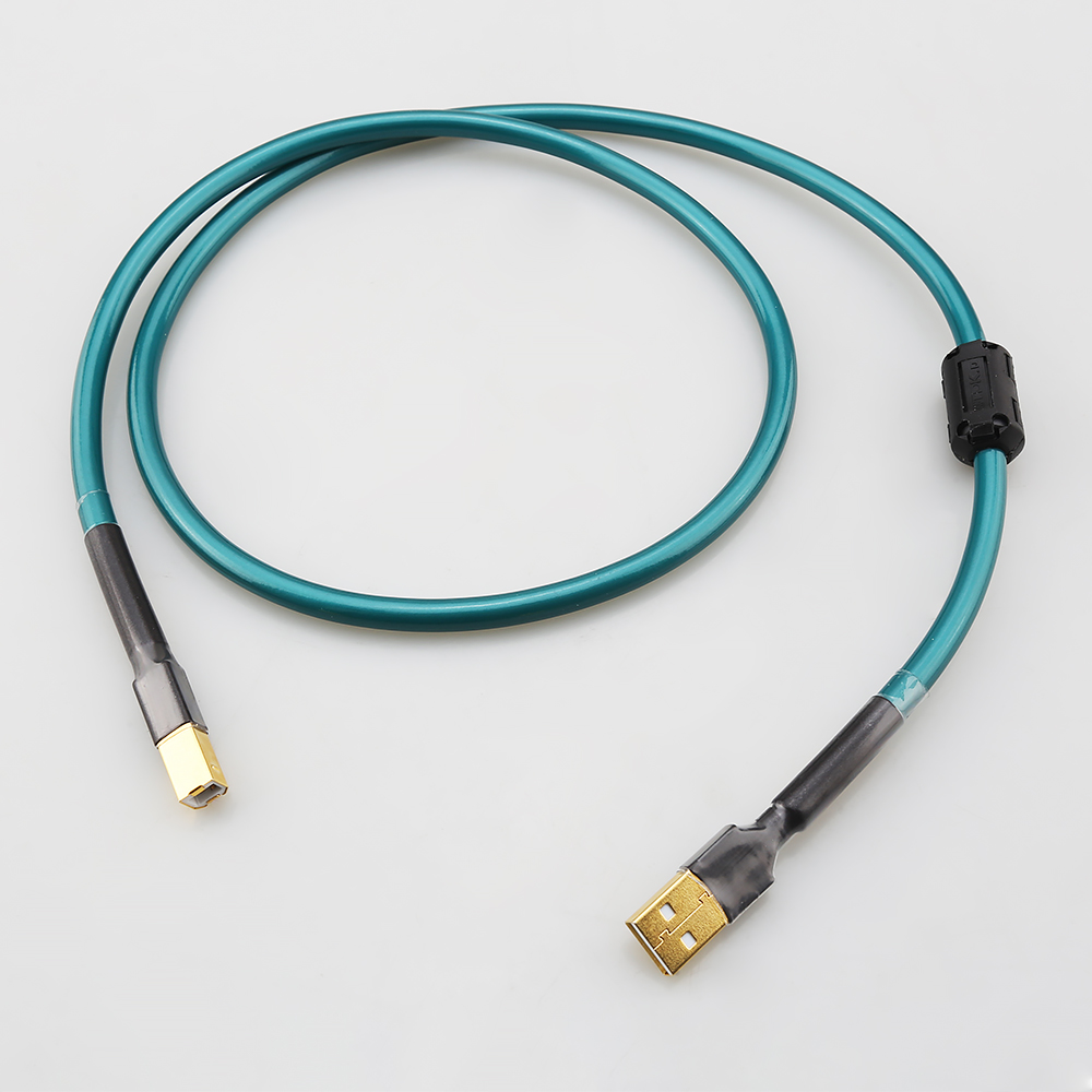 Audiophile OCC USB A To B Cable HiFi USB Audio Video Cable DAC PC