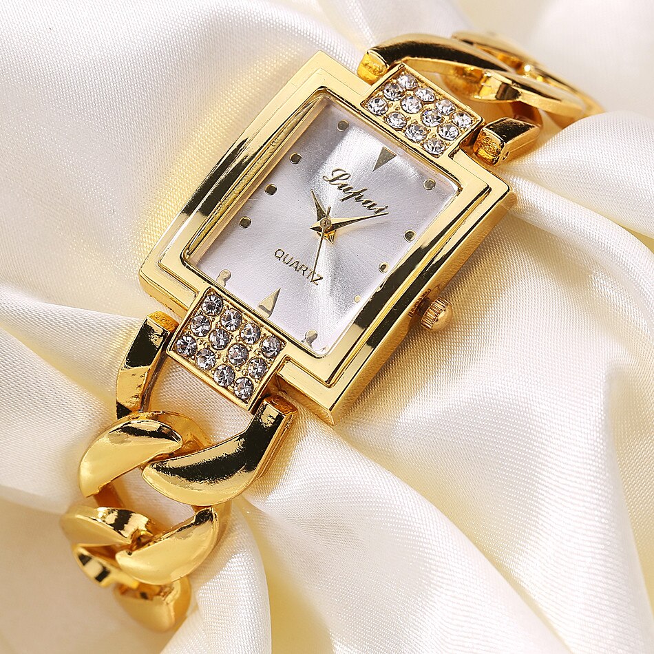 Women Watches Gold Luxury Stainless Steel Ladies Diamond Bracelet Wristwatches Female Bracelet Watch Montre