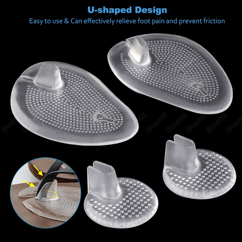 Plantillas de silicona para sandalias, chanclas antideslizantes para insertar zapatos, almohadilla para pie, carpeta, Pegatina autoadhesiva, almohadilla para dedos del pie, Verano