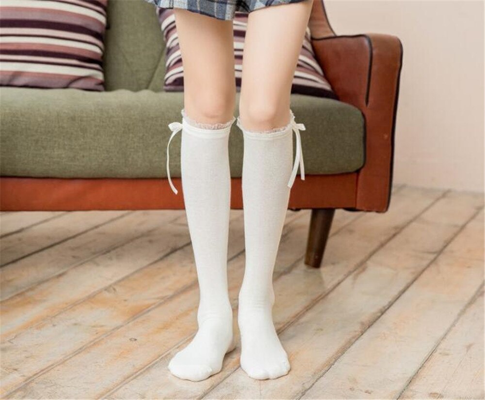 Japanse Jk Schooluniform Hieronder Knie Sokken Met Kant Lolita Kous D224