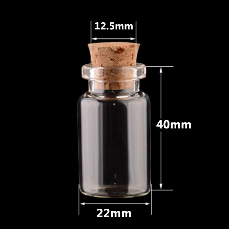 10 24*12mm kleine glasflaschen weckglas nachricht flasche günstige Kork flasche DIY kleine glas flasche Mini Container: 22 40 12.5