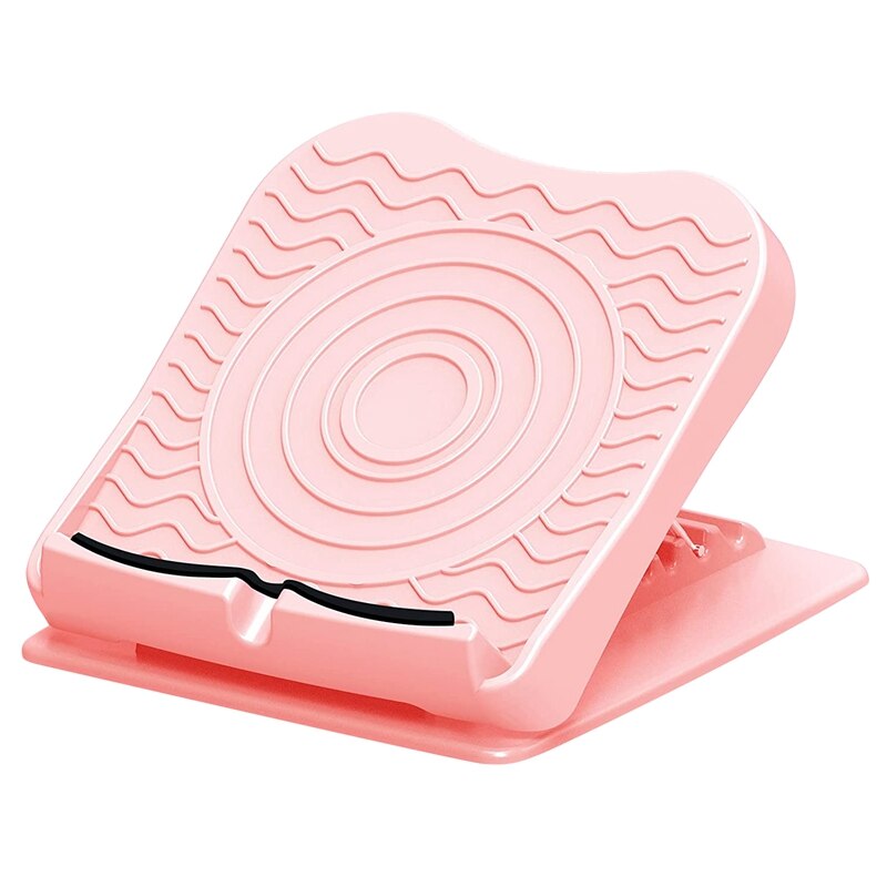 Tilt Board Portable Slant Board Adjustable Slant 5 Levels Anti Slip Leg Strength Exerciser Yoga Auxiliary Equipment: plum
