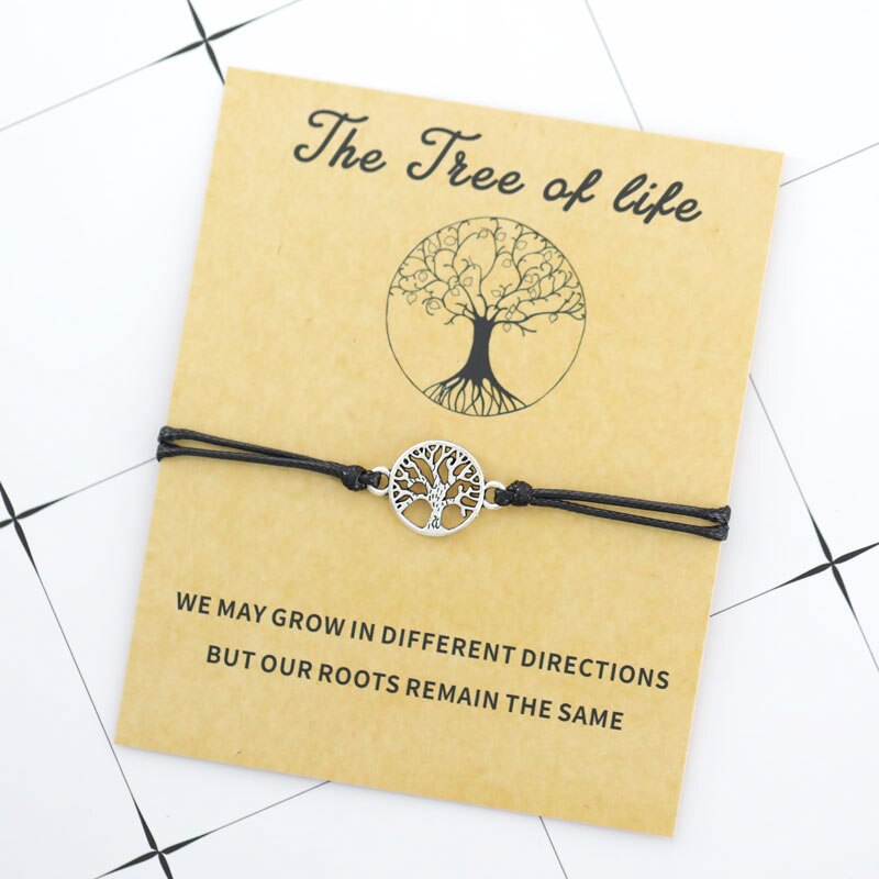 Lucky Tree of Life Bracelet for Women Men Red String Friendship Wish Bracelet Family Bracelet Summer Pretty Accessories