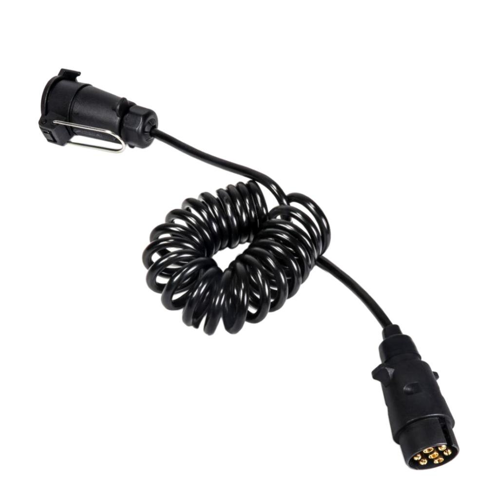 7 Way Trailer Cord Wire Harness Light Plug Connector Cable for Caravans RV