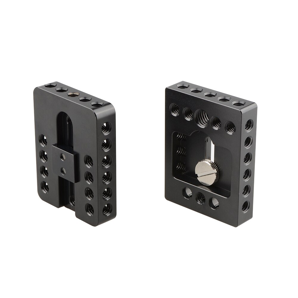 HDRIG Universal Top Cheese Plate + Camera Base Plate For DIY DSLR Camera Cage Rig