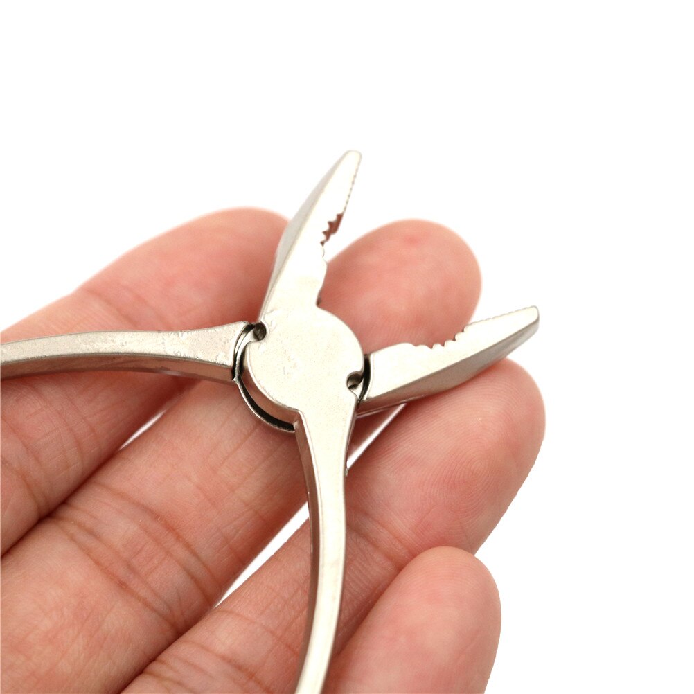 2pcs Mini Vise Tool Pliers Keyring Keychain Metal Adjustable Unisex 12*2.5cm
