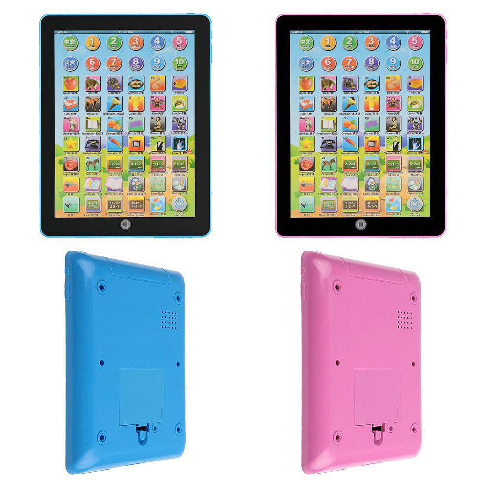 Randam Kleur Fancytoy Kid Kinderen Leren Engels Educatief Mini Computer Tablet Toy Pad-Intl