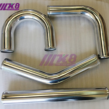 Intercooler rør 2.5 &quot; tomme  /63mm/ lige /90 grader /45 grader /180 grader / tykkelse 2mm/ gør-det-selv aluminiumsrør / luftindtagsrør