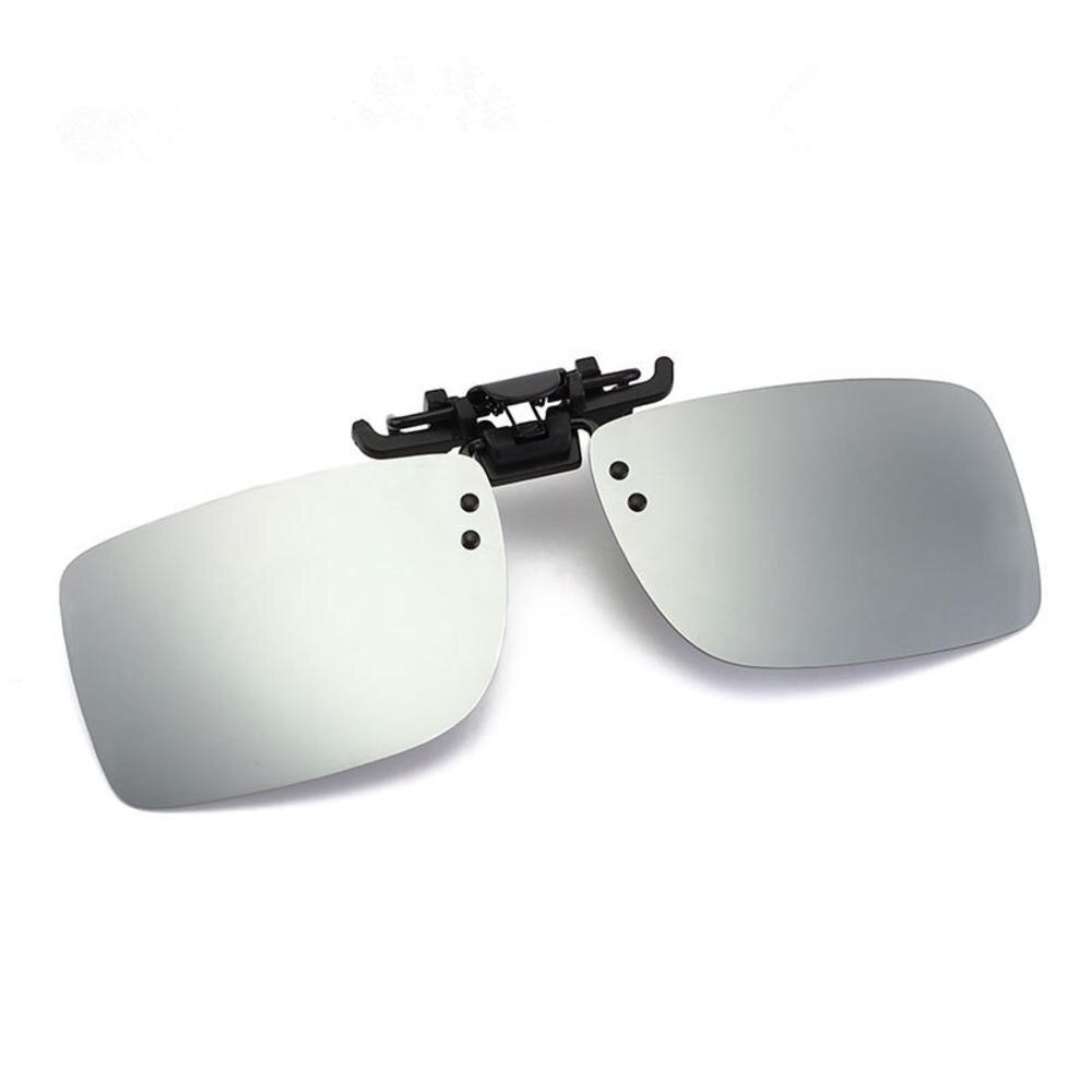 Polarized Clip On Sunglasses Men Women Near-Sighted Driving Night Vision Eyewear UV400 Cycling Fishing Glasses Clip: I