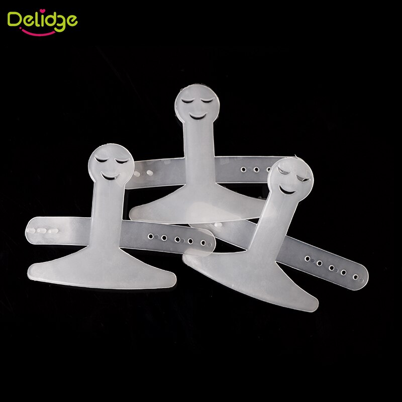 Delidge 3 stks/set Vinger Protector Plastic Verstelbare Finger Protector Keukenmes Snijden Bescherming Gereedschap