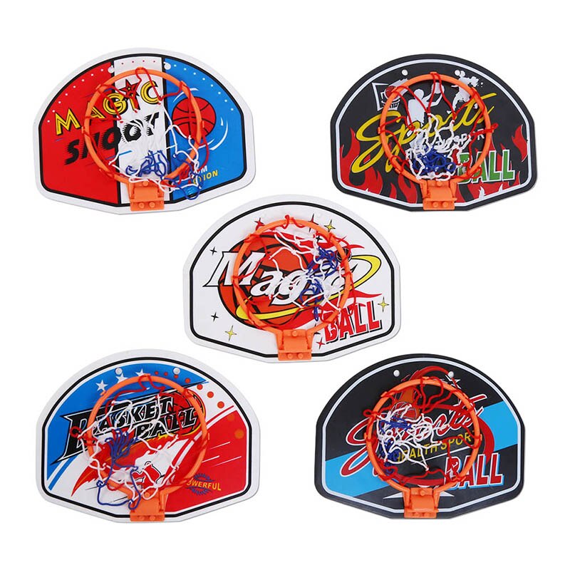 Enfants enfants jeu intérieur réglable suspendu basket-ball Netball cerceau basket-ball boîte Mini basket-ball planche à outils