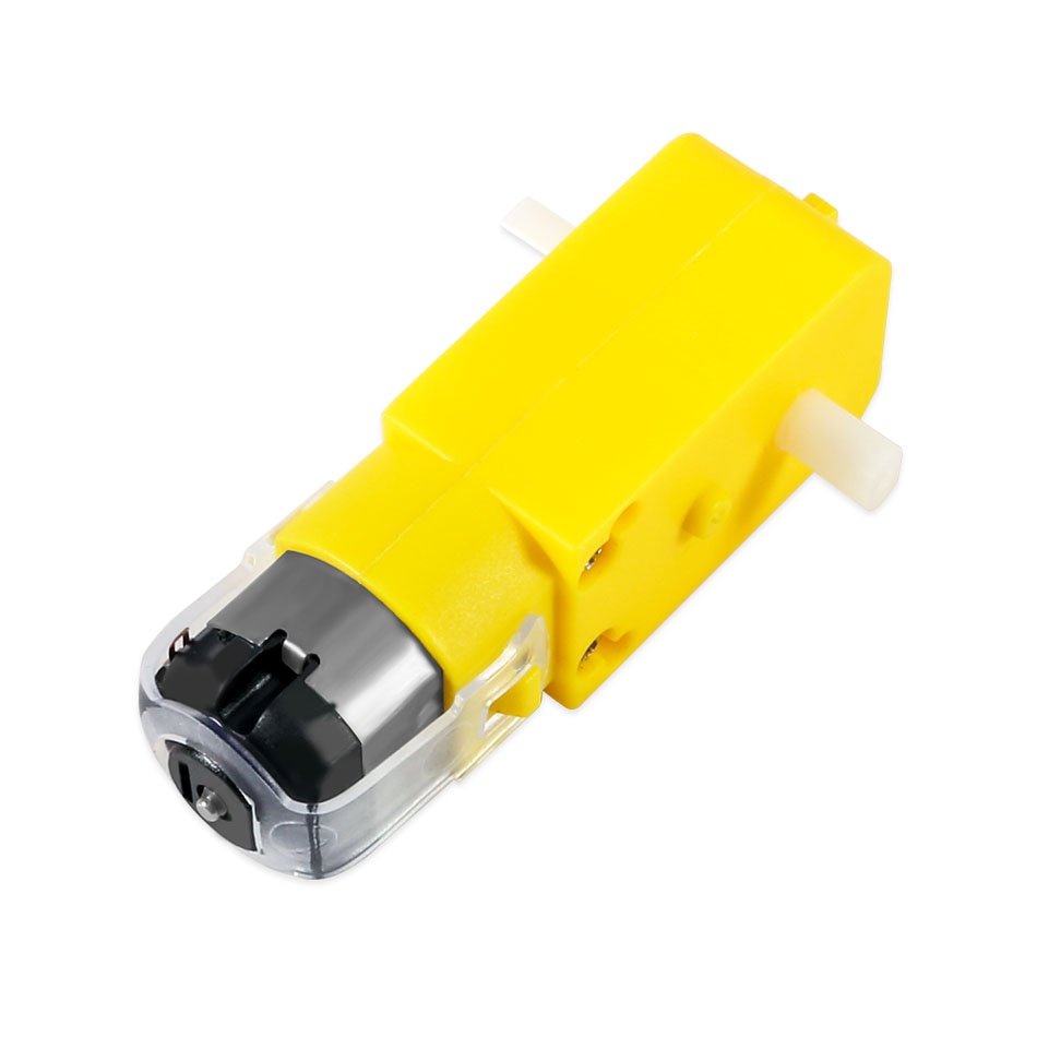 Dobbel aksel likestrøm girmotor  dc 3v-12v 1:48 dobbel aksel likestrømsmotor elektrisk motor til arduino robot smarte billeker gjør-det-selv-modell