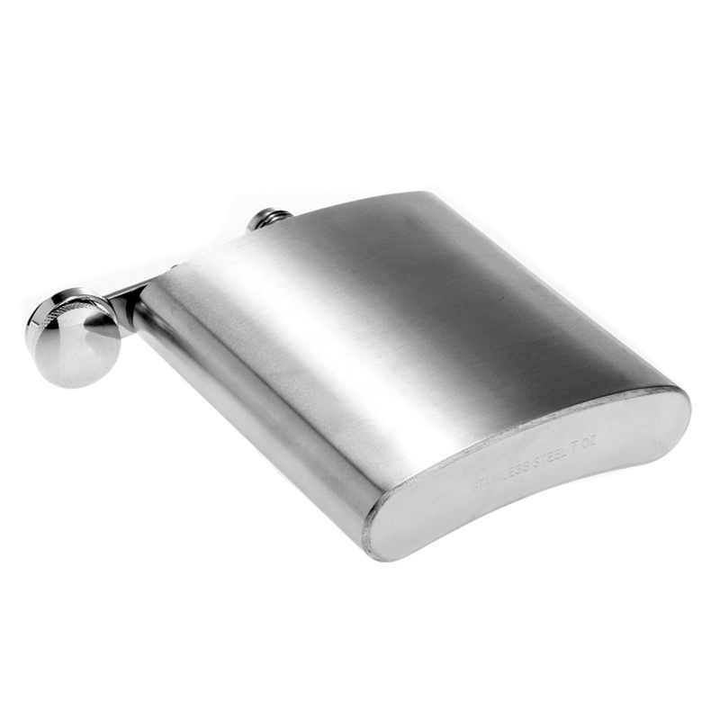 7oz Stainless Steel Alcohol Drink Liquor Hip Flask Pocket Classic