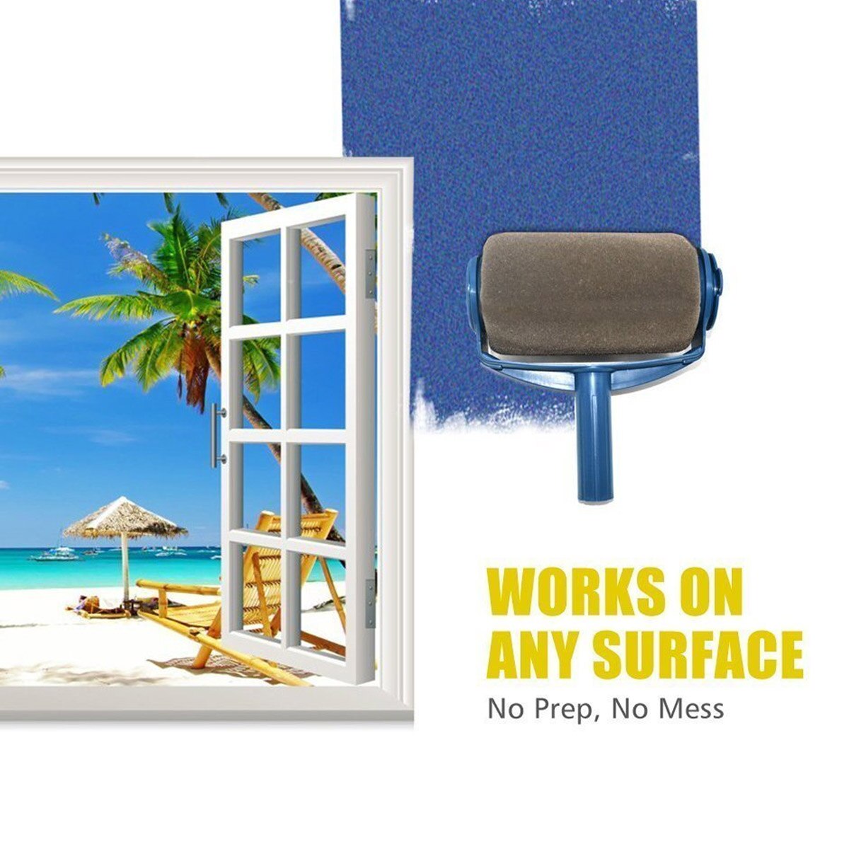 5/6 Pcs Wall Decorate Painting Roller Brush Set Paint Runners Brush Kit Multifunctional House Paint Rollers Runners Pro Tool Set