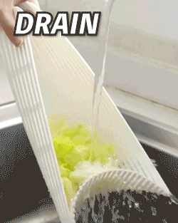 4- i -1 hopfällbar skärbräda kök multifunktionellt hopfällbart skärbräda plast dränerbart skärbräda sushi rullmatta