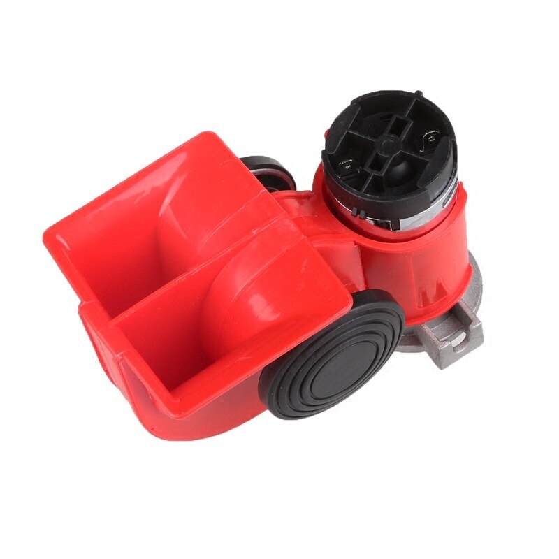 Snail Horn 12V Twin Dual Tone Compact Air Horn Snail Compact For Car Truck Vehicle Motorcycle Boat Twin Tone Super Loud Speaker