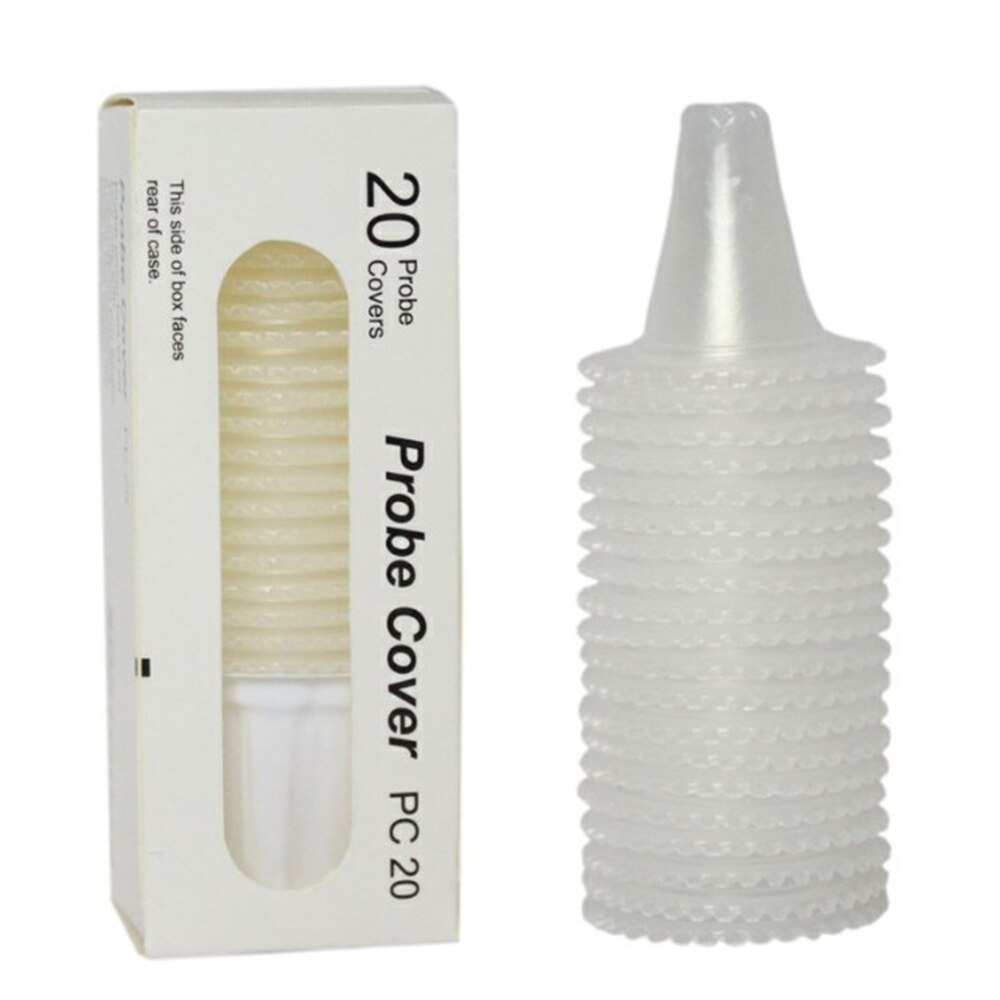 20 stuks oorthermometer voor braun thermoscan, vervangende lensfilters, sondekapjes en oorkappen