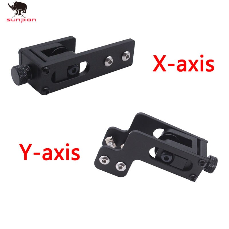 3D Printer Onderdelen Voor Creality Ender-3 Upgrade Profiel X/Y-as Synchrone Riem Stretch Rechtzetten Spanner: Black