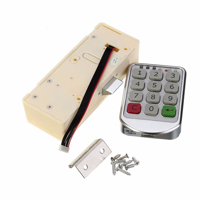 OS206C Electronic Keyless School Lockers Cabinet Sauna Door Drawer Lock Pick Woodworking Electrical Insteekslot