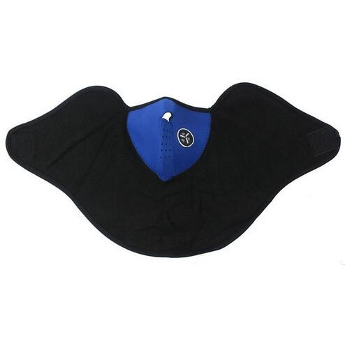 JETTING-Neoprene Neck Warm Half Face Mask Winter Veil For Sport Outdoor Cycling Bike Bicycle Motorcycle Ski Snowboard: blue