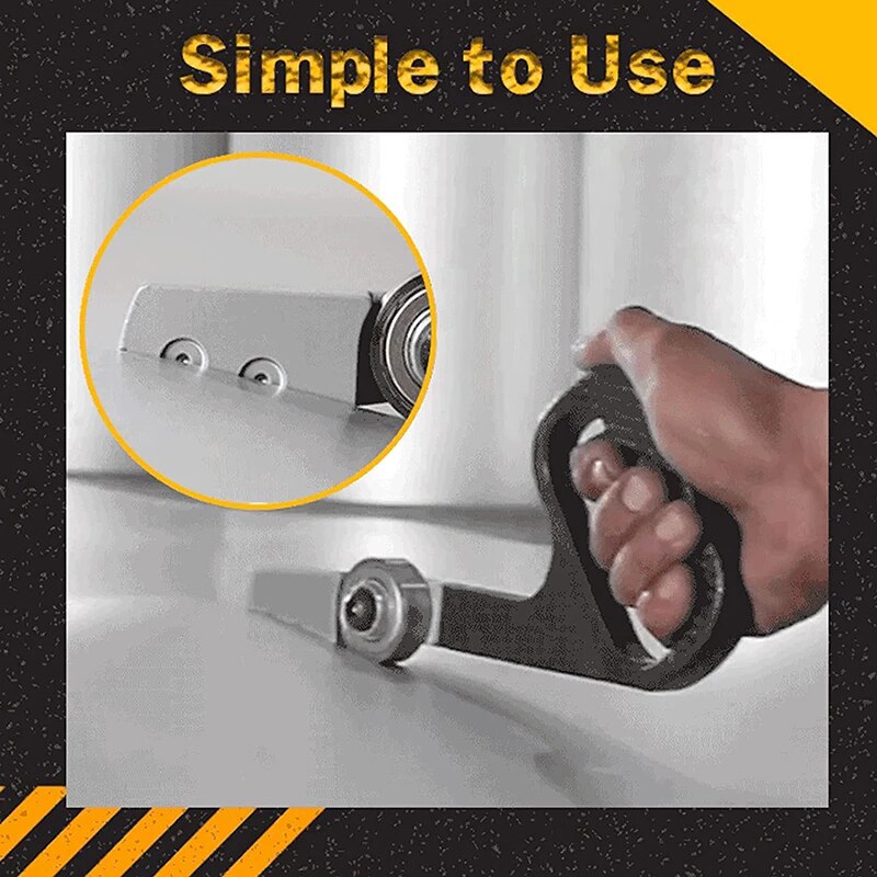 Fast Portable Metal Plate Cutter Sheet Metal Cutting Tool Sturdy Structure Ergonomic Metal Cutter With Slip Protective Handle