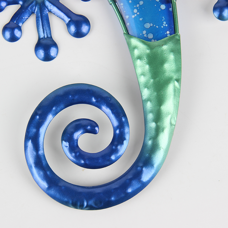 Gecko væg kunst til haven dekoration udendørs dyr statuer miniature tilbehør skulpturer til gården