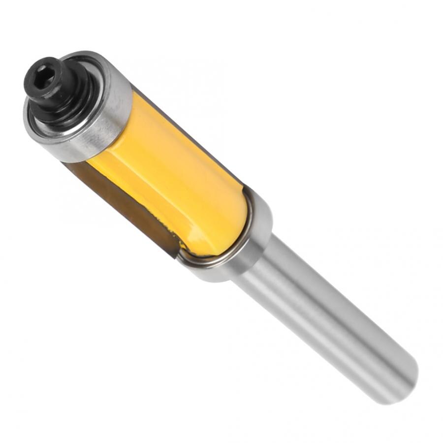 8mm Router Bit Milling Cutter Shank Pattern Flush Trim Router Bit Double Bearing Woodworking Milling Cutter Tool