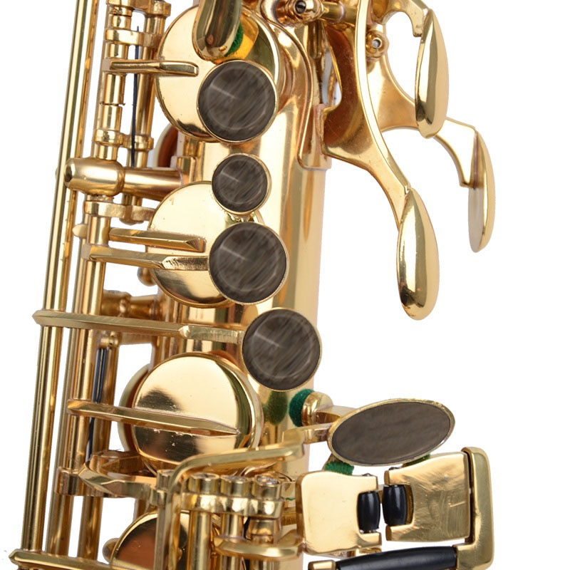 ADDFOO 9 Teile/satz Alt Tenor Sopran Saxophon Sax Schlüssel Tasten Blau & khaki Farben Einlagen Zubehör