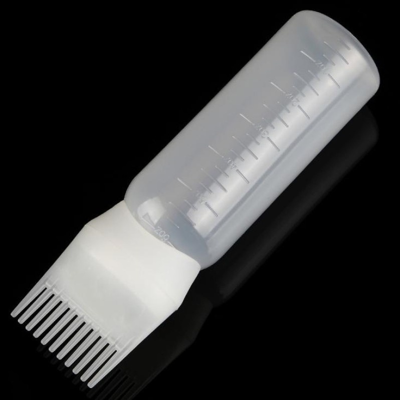 Bote aplicador para tinte de cabello, dispensación de coloración del cabello en salón, tinte con cepillo, triangulación de envíos, 120ML, tinte para el cabello a la para mujer, 1 unidad