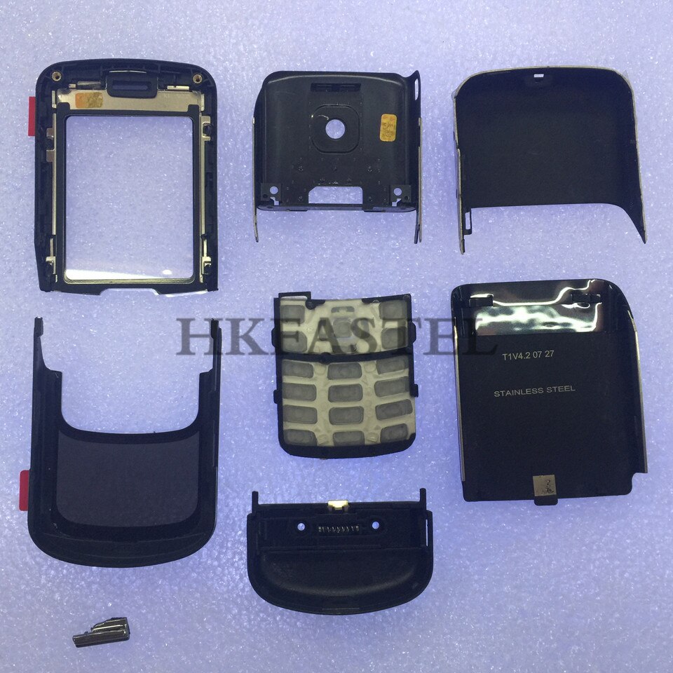 HKFASTEL oryginalne etui robić nokii 8600 luna nowy pełny kompletny telefon komórkowy wysokiej jakości obudowa obudowa obudowa na klawiaturę z klawiaturą
