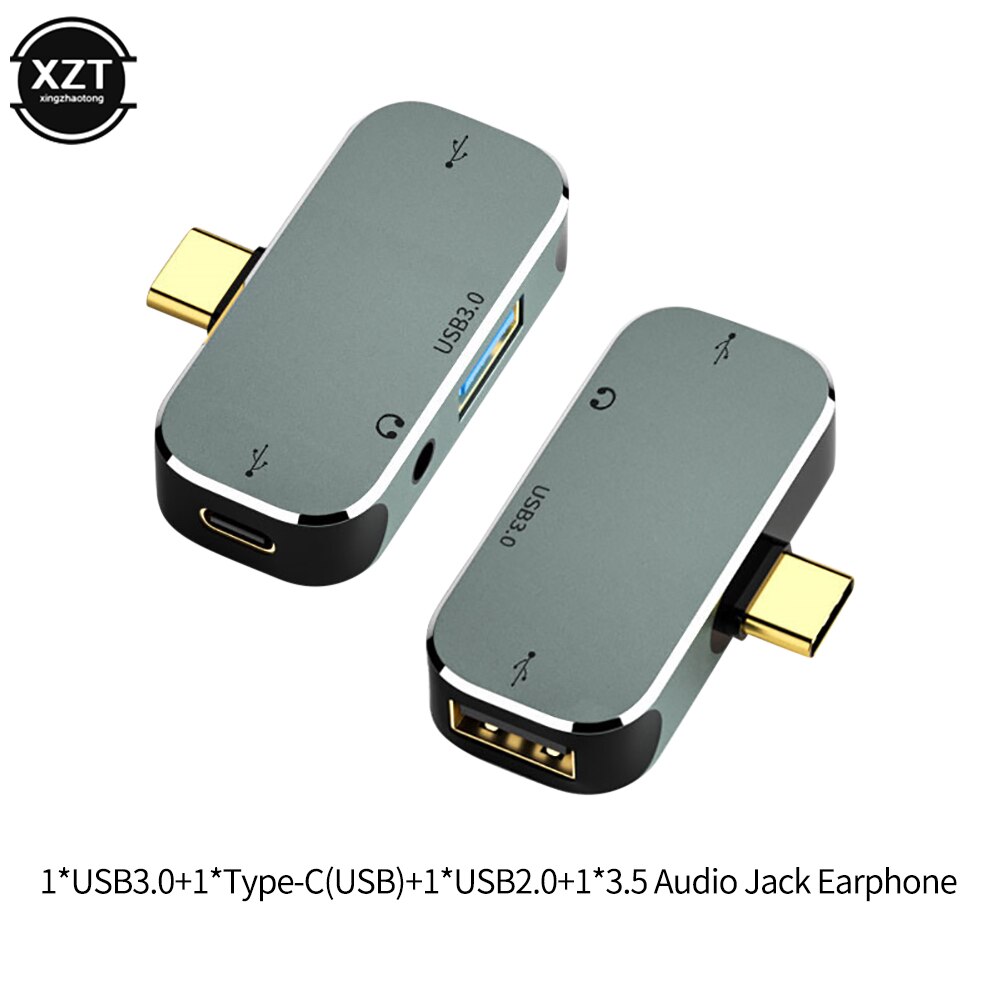 6-in-1 Type-c USB Hub Docking Station Suitable Huawei/Samsung 5-in-1 Multi-Function Hub Notebook Expansion Dock Converter: 02