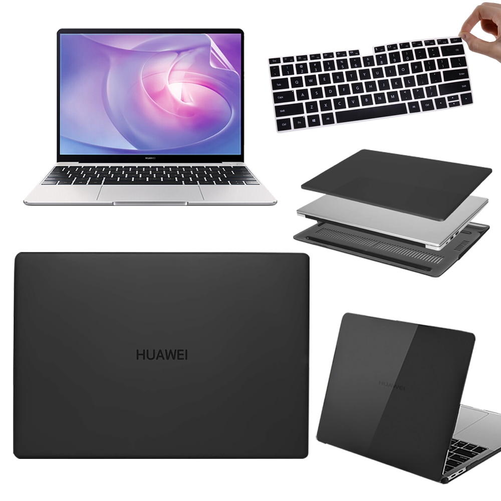 Etui na laptopa do Huawei MateBook X Pro 13.9/X 2020/MateBook13/14D14/D15/MagicBook 14/15/Pro 16.1 osłona klawiatury + ochraniacz ekranu