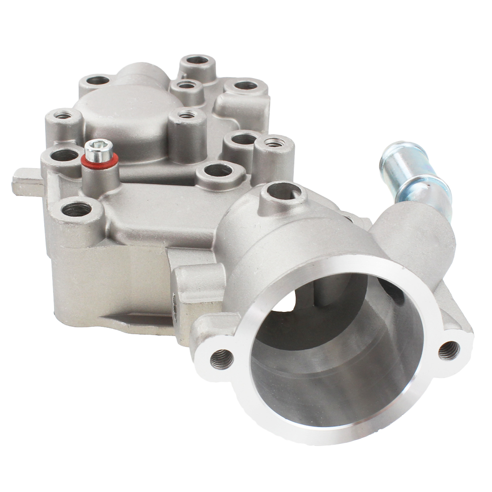 9654775080 1336Y8 Aluminium Thermostat Housing Coolant Water Flange for Citroen BX C15 C3 MK for Peugeot 1007 205 206: No Sensor