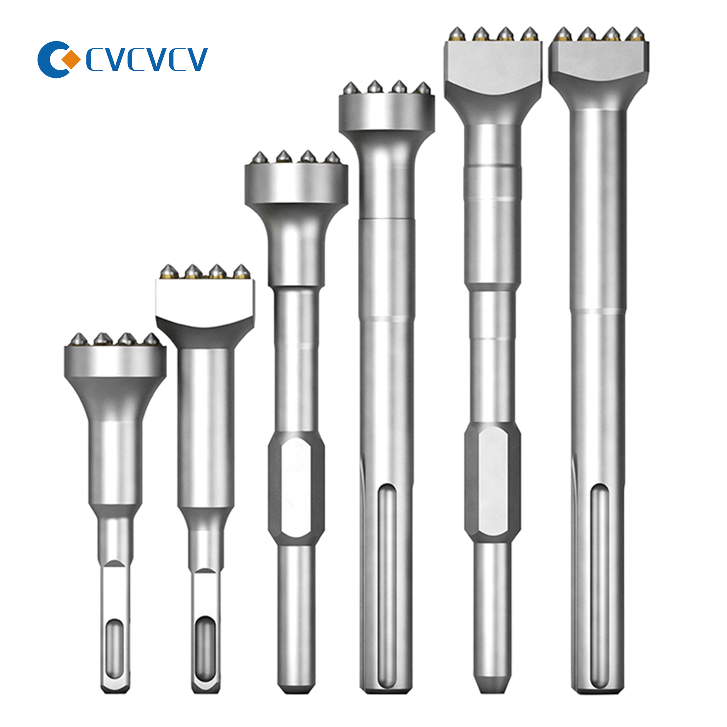 Flower Hammer Chisel Drill Bit Wall Concrete Cement Hit Lychee Surface Electric Pick Electric Hammer One Alloy Hair Hit Artifact