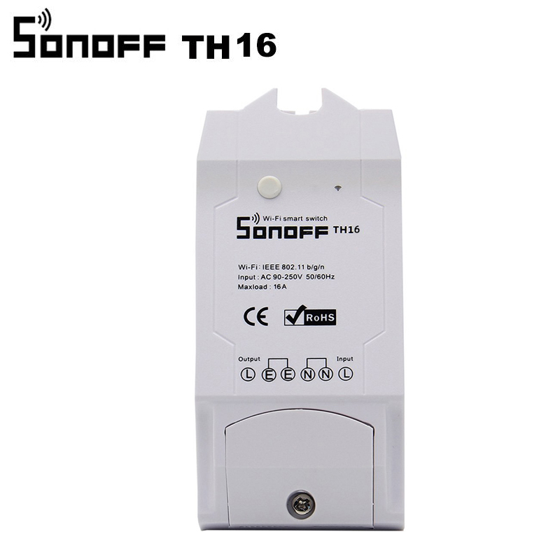 WiFi Smart Switch Remote Home Automation Kit for Alexa Google Home／Sonoff TH 10A 16A Temperature Humidity Monitoring: Sonoff TH16