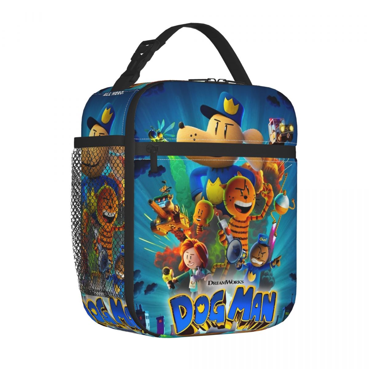 Insulated Cute Mouse Lunch Bags Dog Man Merch Lunch Container INS Trendy Cooler Thermal Lunch Box For Picnic