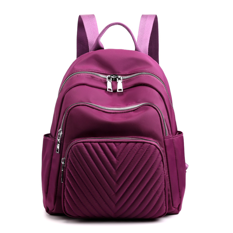 Nouvelle mère sac à dos grande capacité multifonctionnel couche-culotte lait en poudre donc sortir pour prendre soin du sac à dos de la mère: Purple