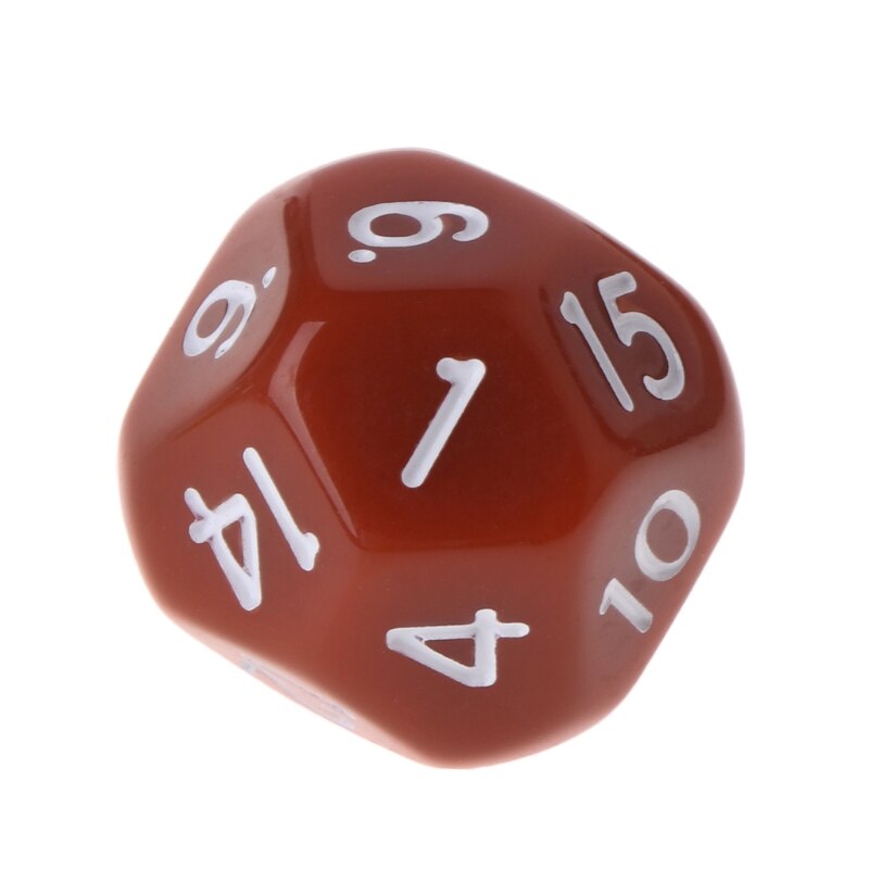 10pcs 16 Sided Dice D16 Polyhedral Dices For Table Games