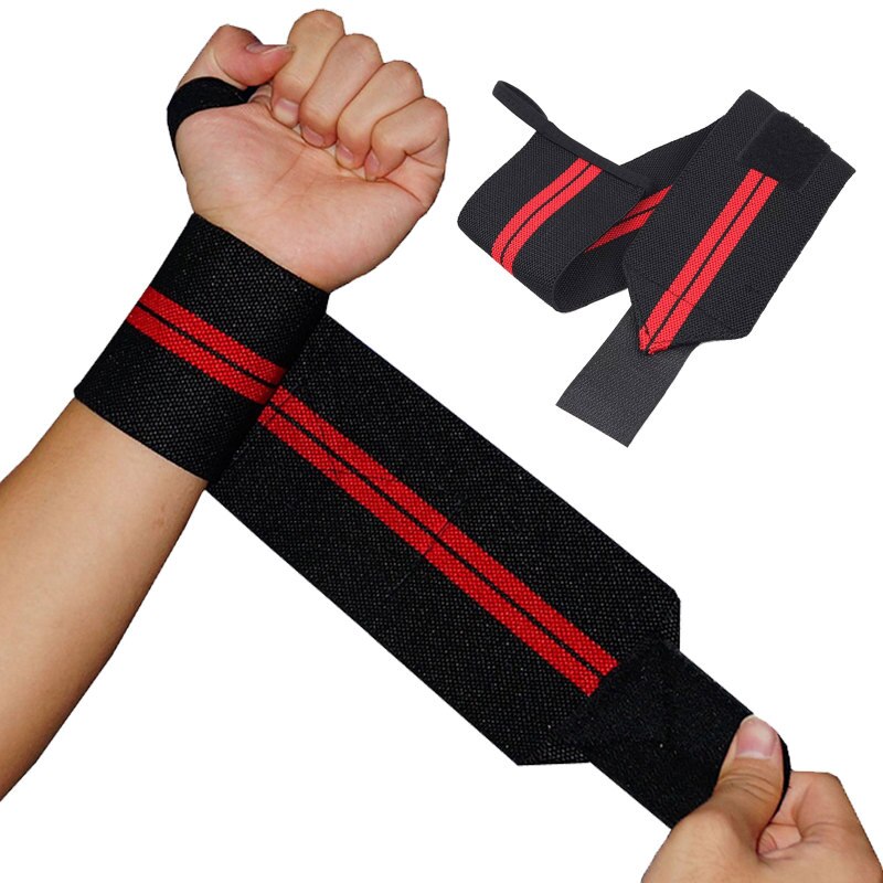 2 Stuks Verstelbare Polsband Elastische Pols Wraps Bandages Voor Gewichtheffen Powerlifting Ademend Polssteun