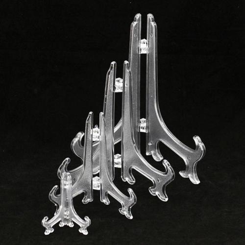 Triangle Structure Dish Display Rack High Strength Photo Frame Plate Rack Decoration Plastic Display Stand Dish Rack: 5